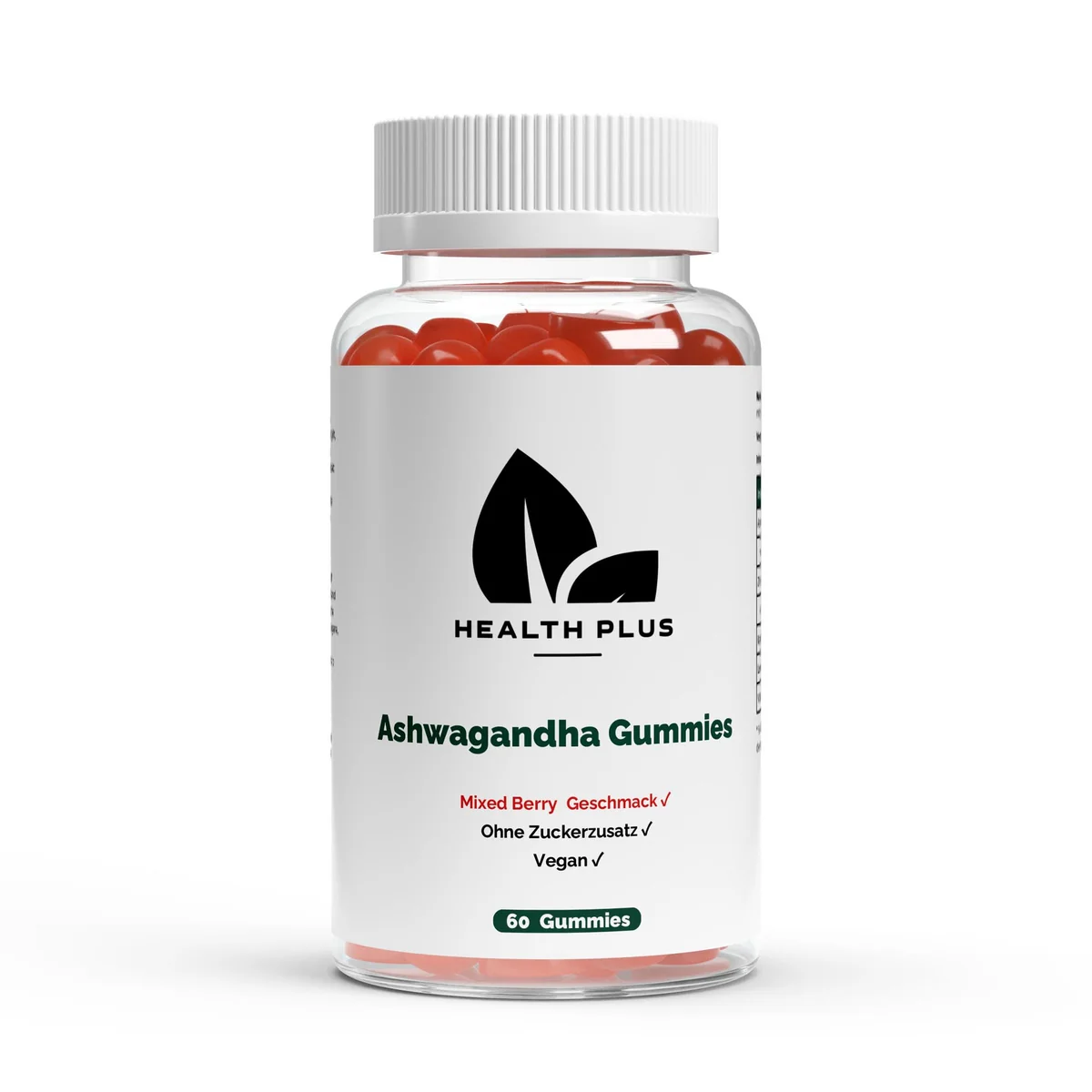 Premium Ashwagandha Gummies 300 + Vitamin B6,- 60 Stk