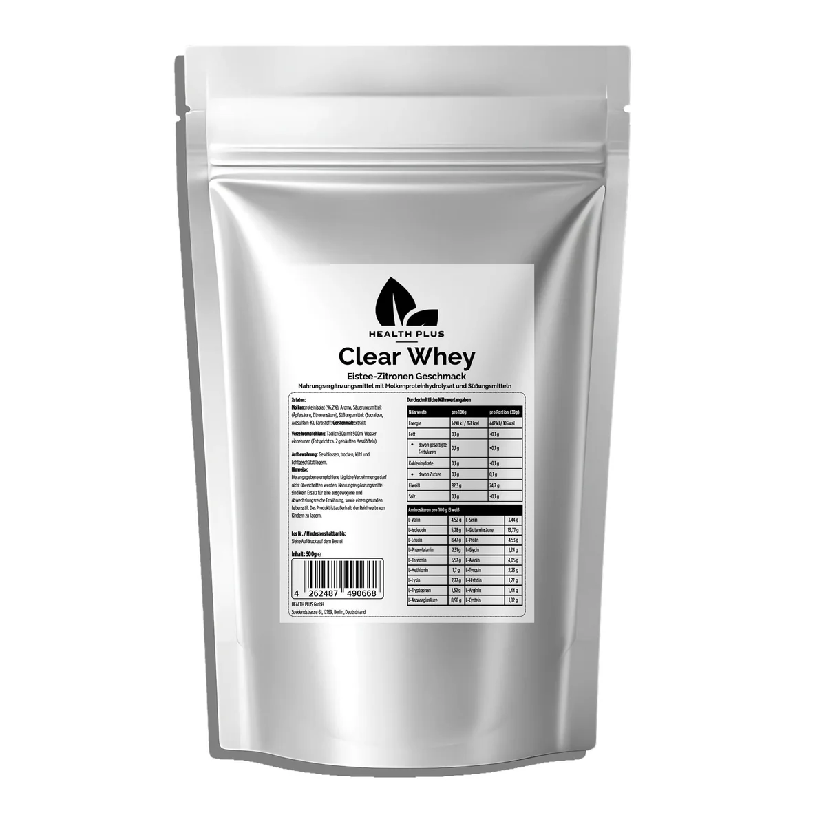Clear Whey Protein Eistee Zitrone - 500g