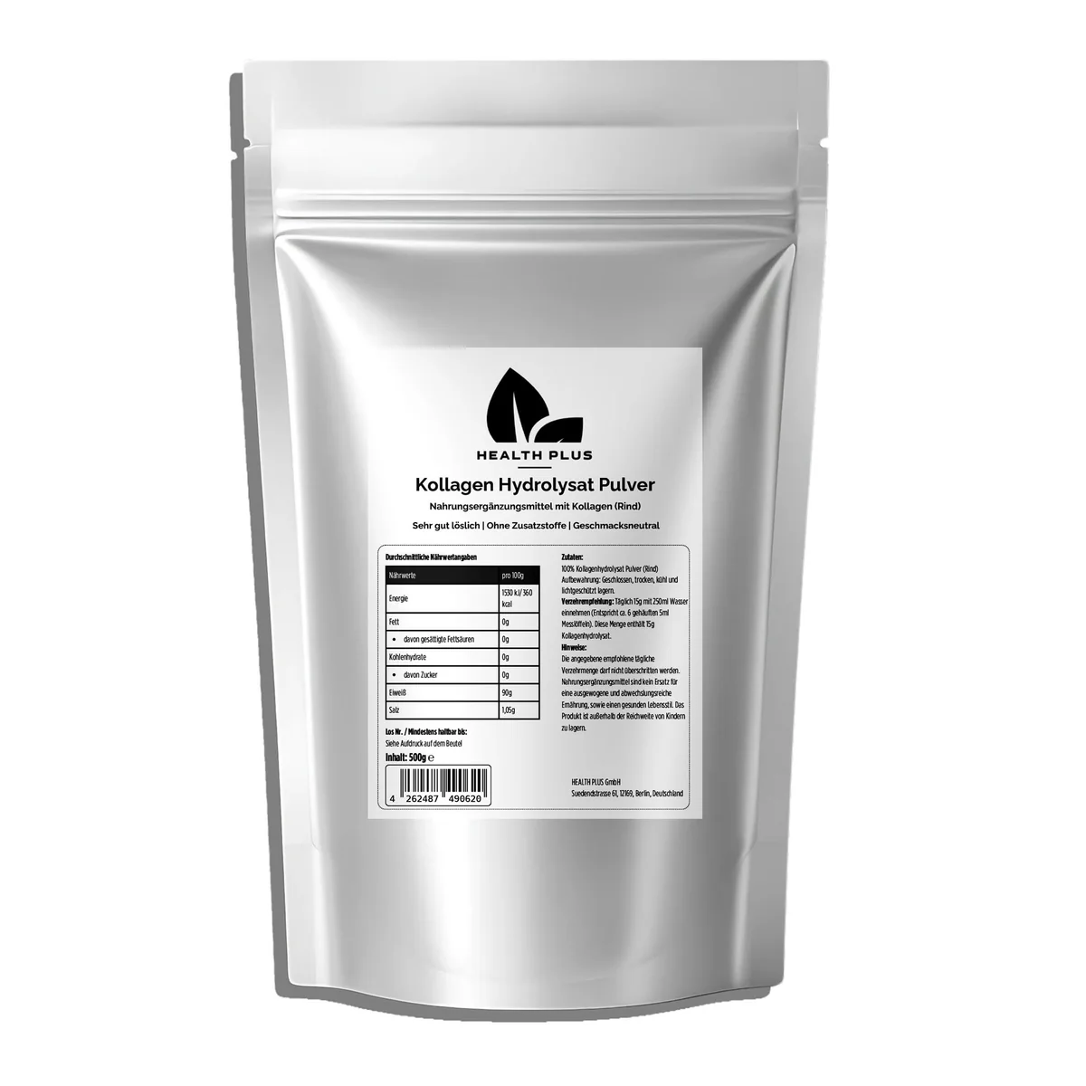 Kollagen Hydrolysat Pulver - 500g