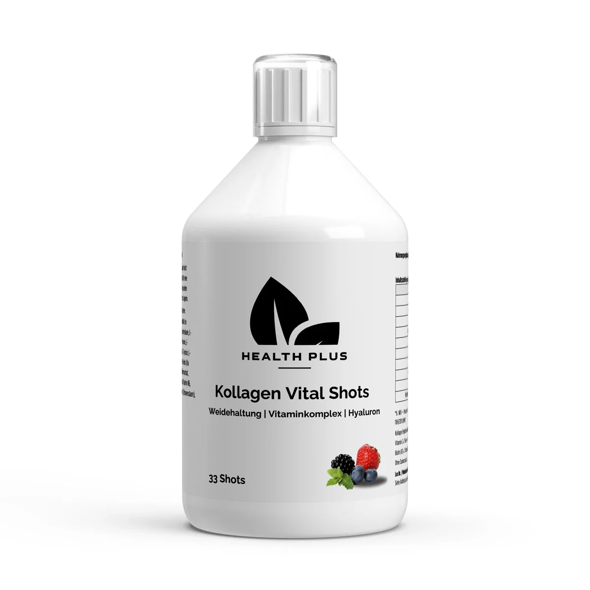 Kollagen Vital PLUS+ Shots - Wild Berry - 500ml